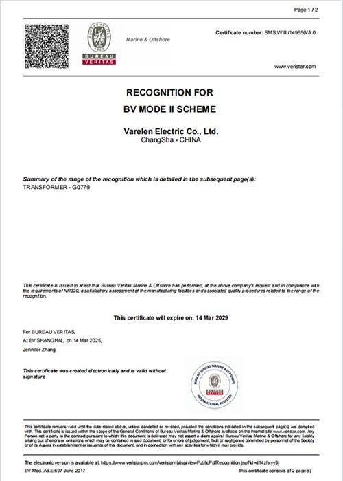 BV certification